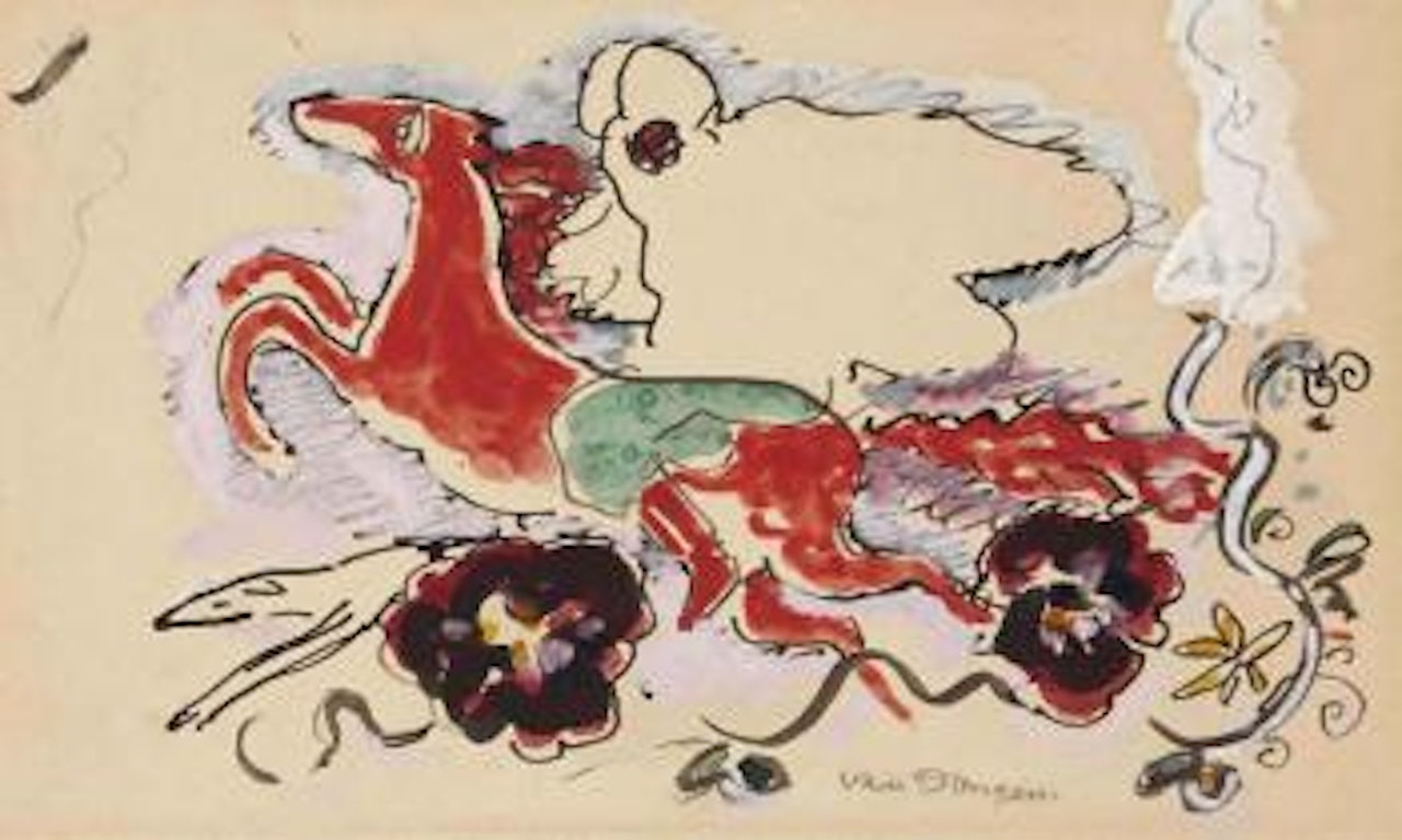 Cavalier Sur Cheval Rouge by Kees van Dongen