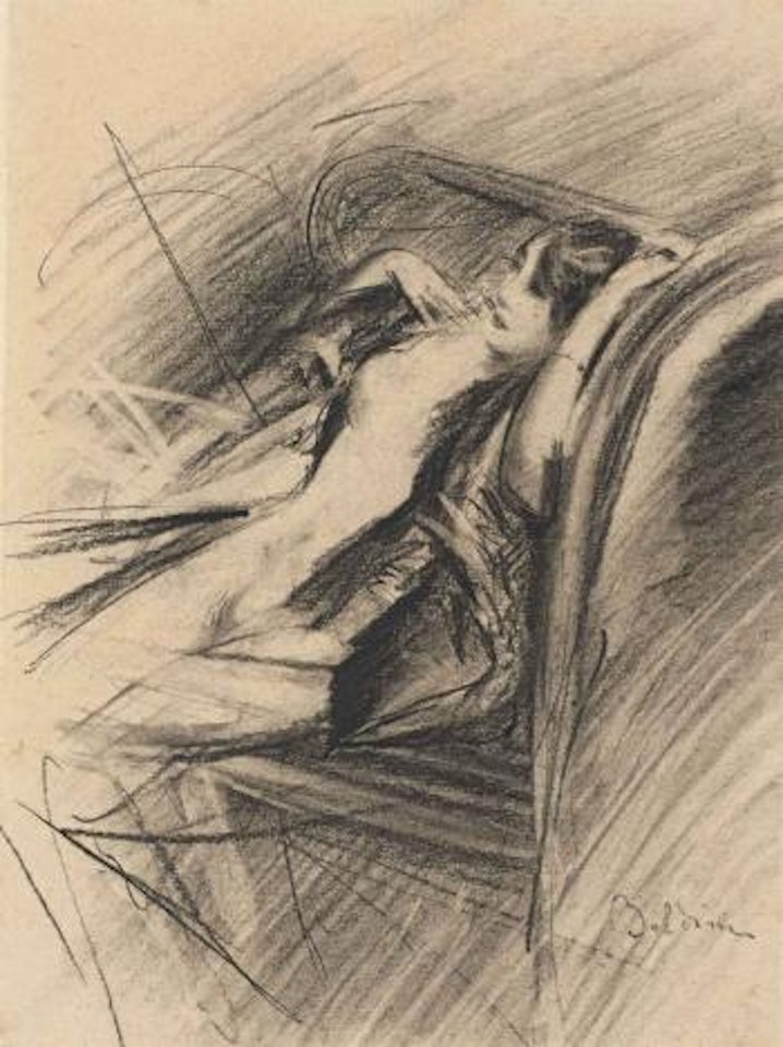 Femme nue assise by Giovanni Boldini