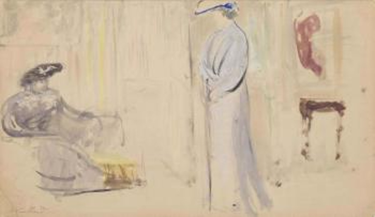 Deux femmes en chapeau by Édouard Vuillard