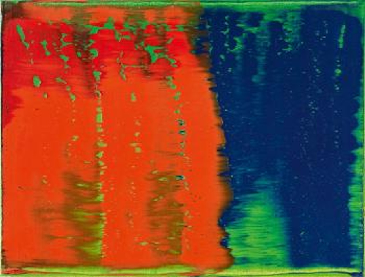 GRÜN-BLAU-ROT by Gerhard Richter