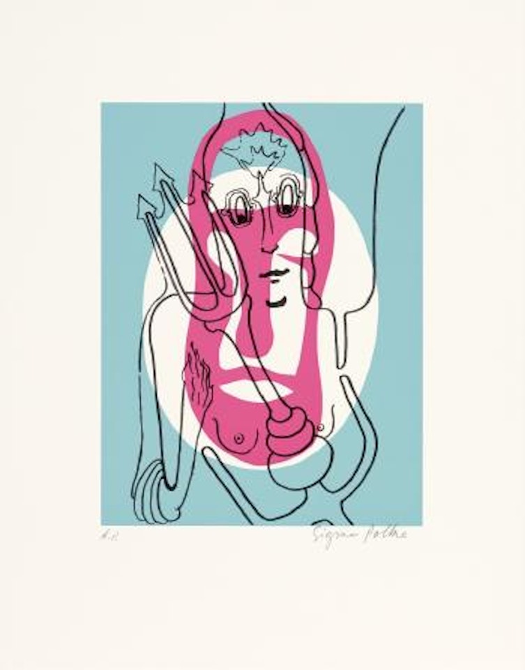 Vollmond im Widder by Sigmar Polke