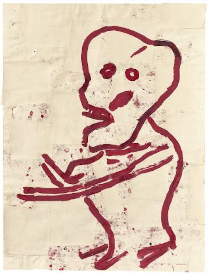 Untitled (Skeleton) by Donald Baechler