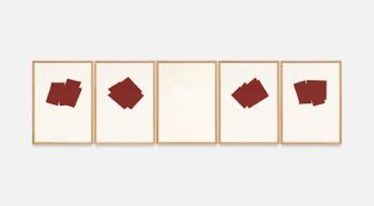 Mennigebilder - Serie F (32-36) by Imi Knoebel