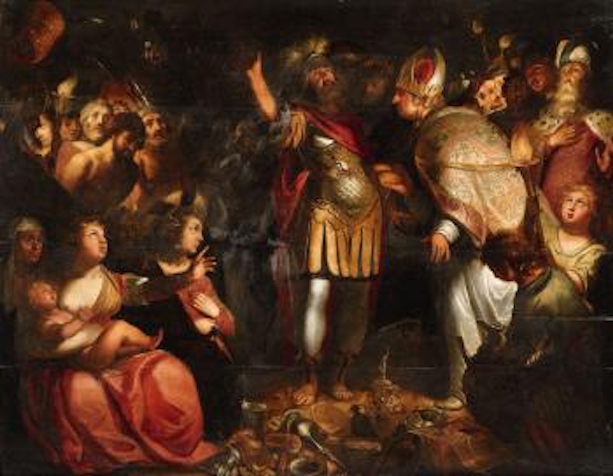 A Biblical Scene by Gérard Seghers