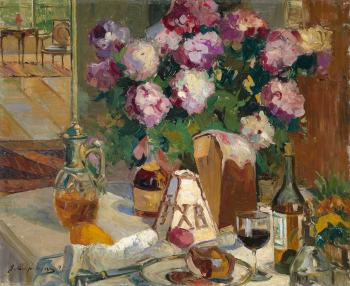 Easter Feast by Georgij Aleksandrovic Lapschin