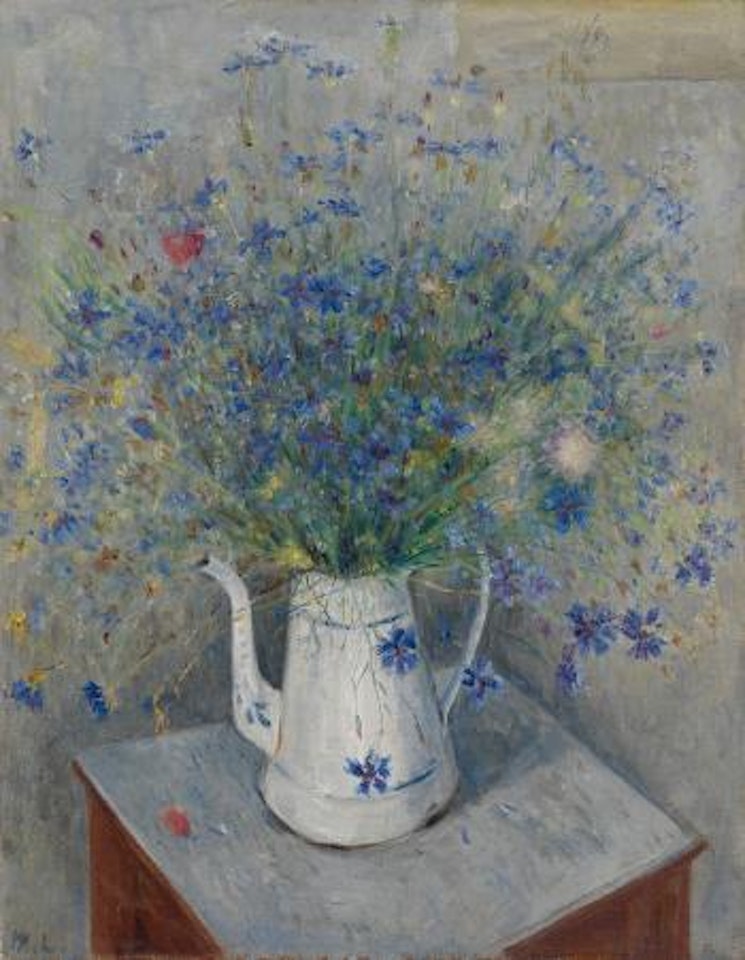 Still Life with Cornflowers by Mikhail Larionov