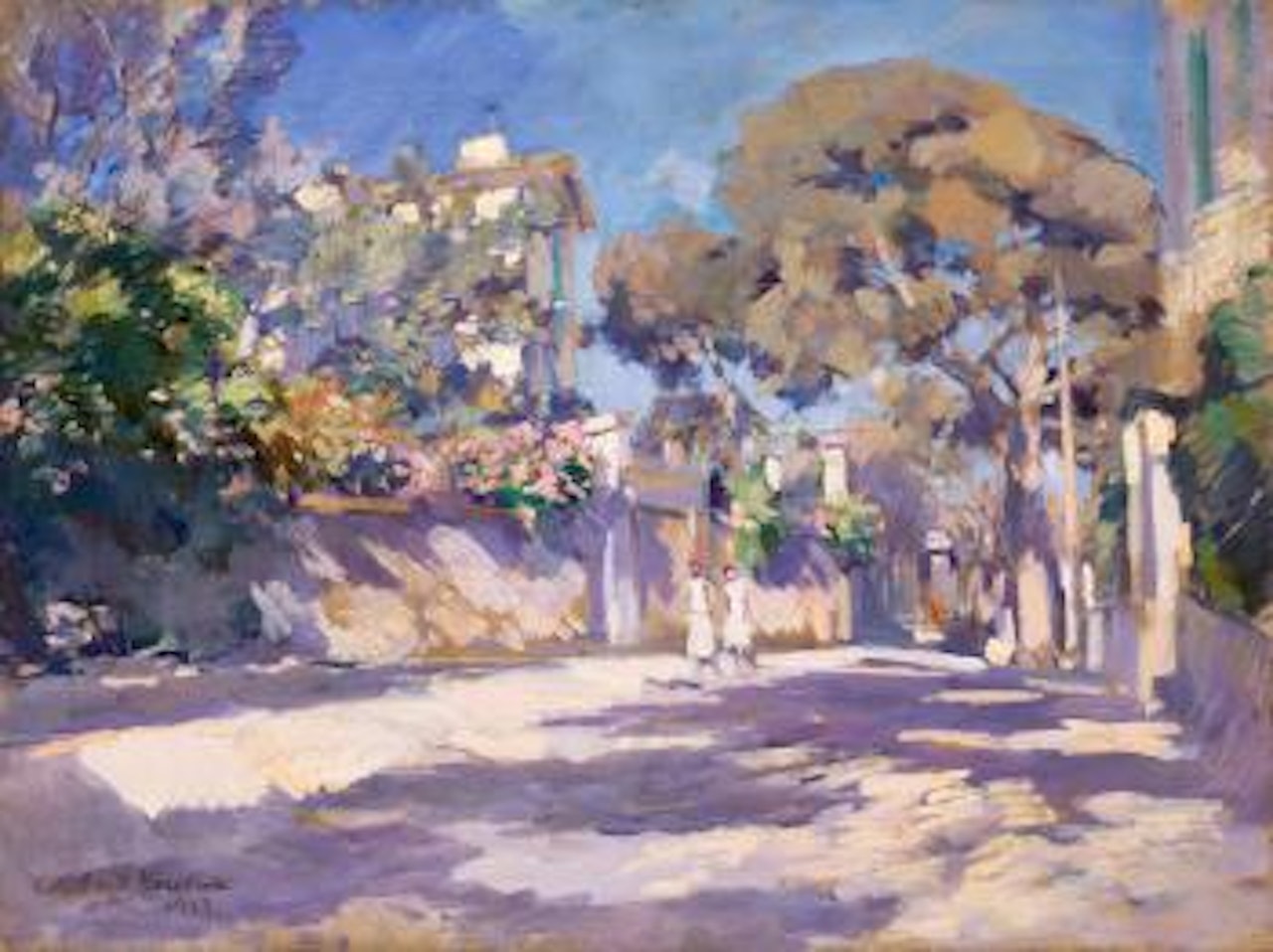 Street in the South of France by Konstantin Alekseevich Korovin