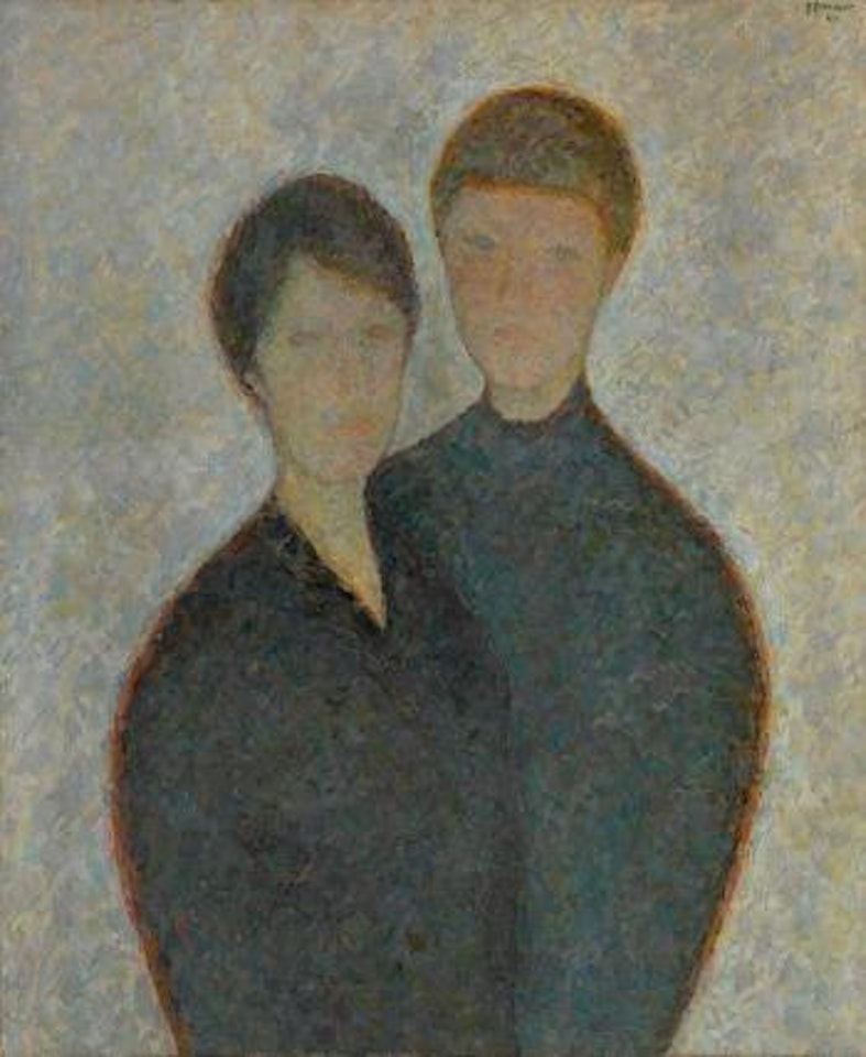 Portrait of Two Children by Vladimir Weisberg