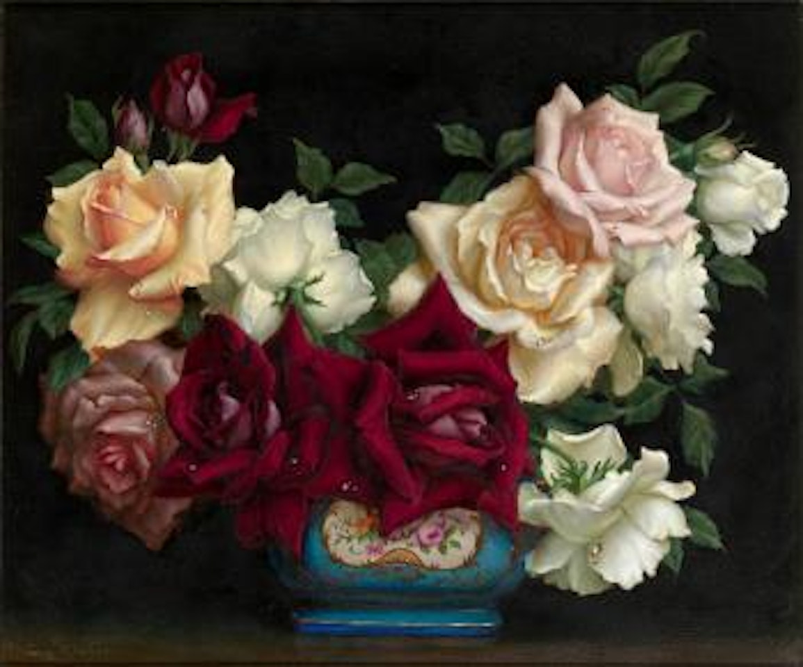 Still Life with Roses by Irene Klestova