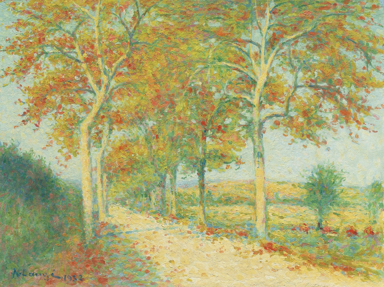 LA ROUTE DE CAILHAU by Achille Laugé