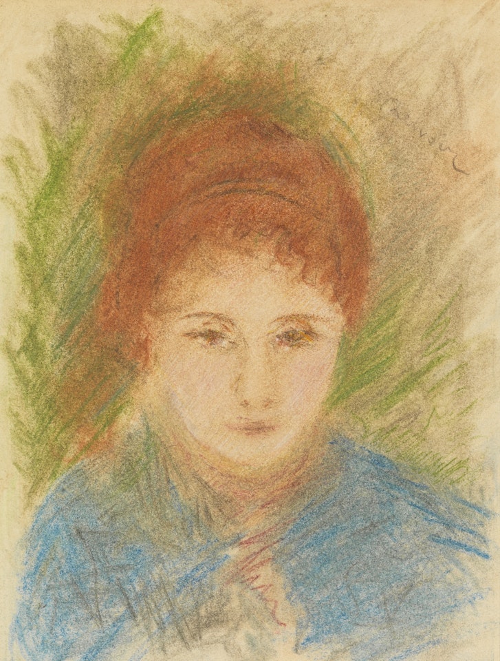 TÊTE DE FEMME by Pierre-Auguste Renoir