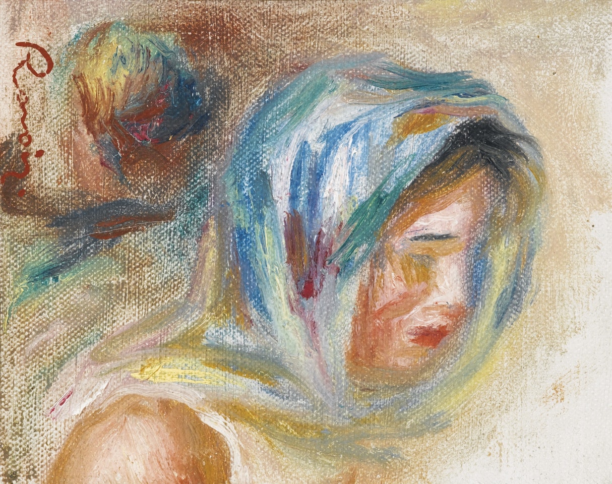 TÊTE DE FEMME by Pierre-Auguste Renoir