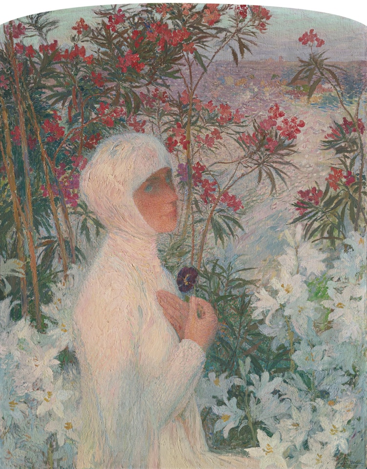 LA POÉTESSE CLÉMENCE ISAURE by Henri Martin
