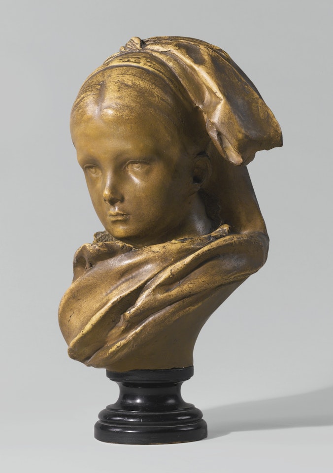 L'ORPHELINE ALSACIENNE, VERSION À LA TÊTE DROITE by Auguste Rodin