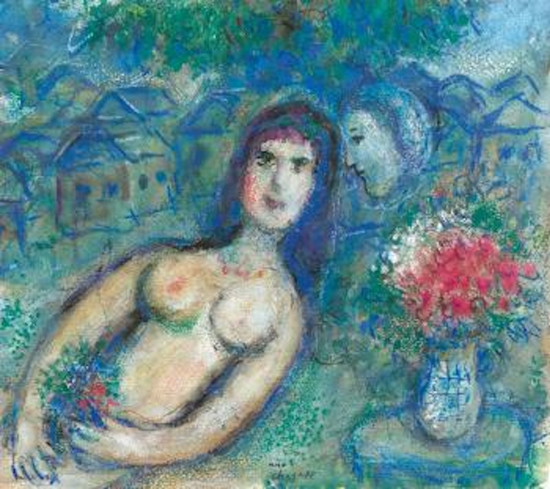 Nu Incliné by Marc Chagall