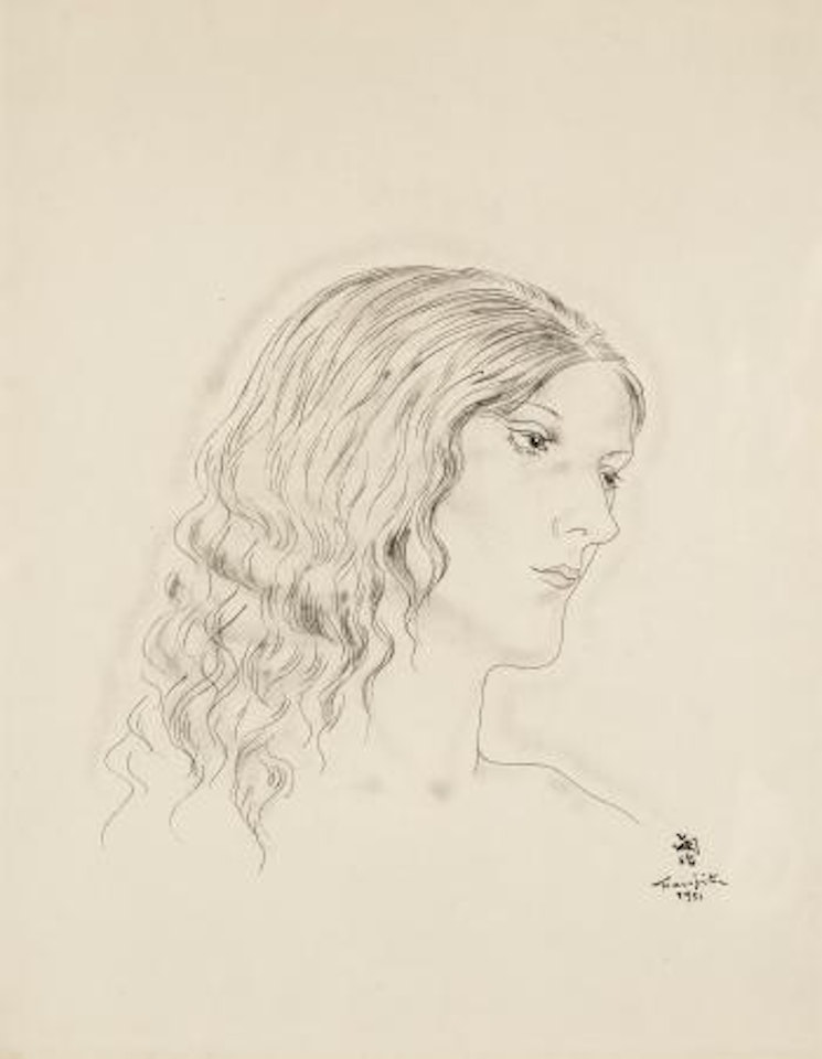 Portrait de Femme by Leonard Tsuguharu Foujita