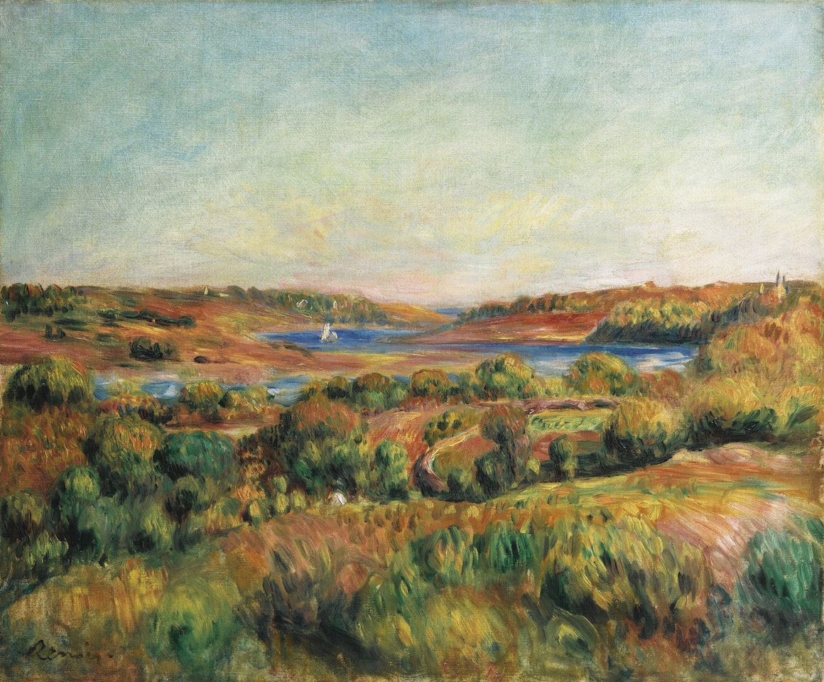 L'EMBOUCHURE DE L'AVEN À PONT AVEN by Pierre-Auguste Renoir