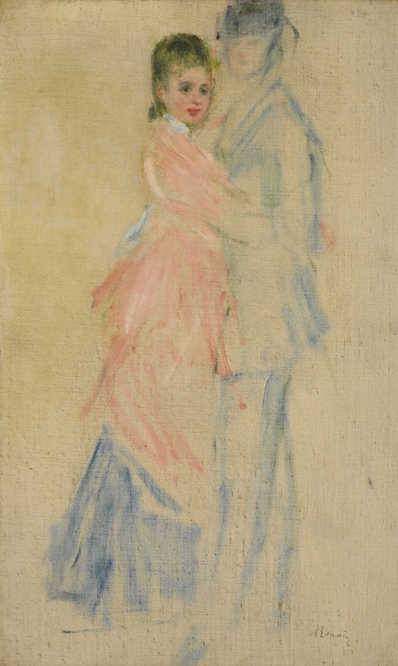 LA DANSE, ÉTUDE POUR LE MOULIN DE LA GALETTE by Pierre-Auguste Renoir