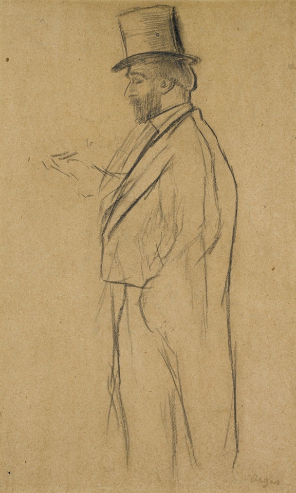 PORTRAIT DE LUDOVIC HALÉVY by Edgar Degas