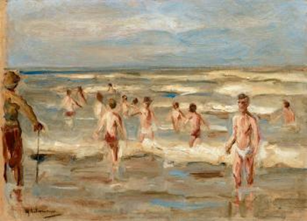 Badende Knaben by Max Liebermann
