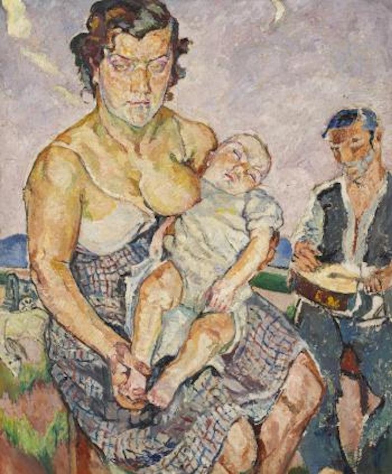 Zigeunerfamilie by Mela Muter