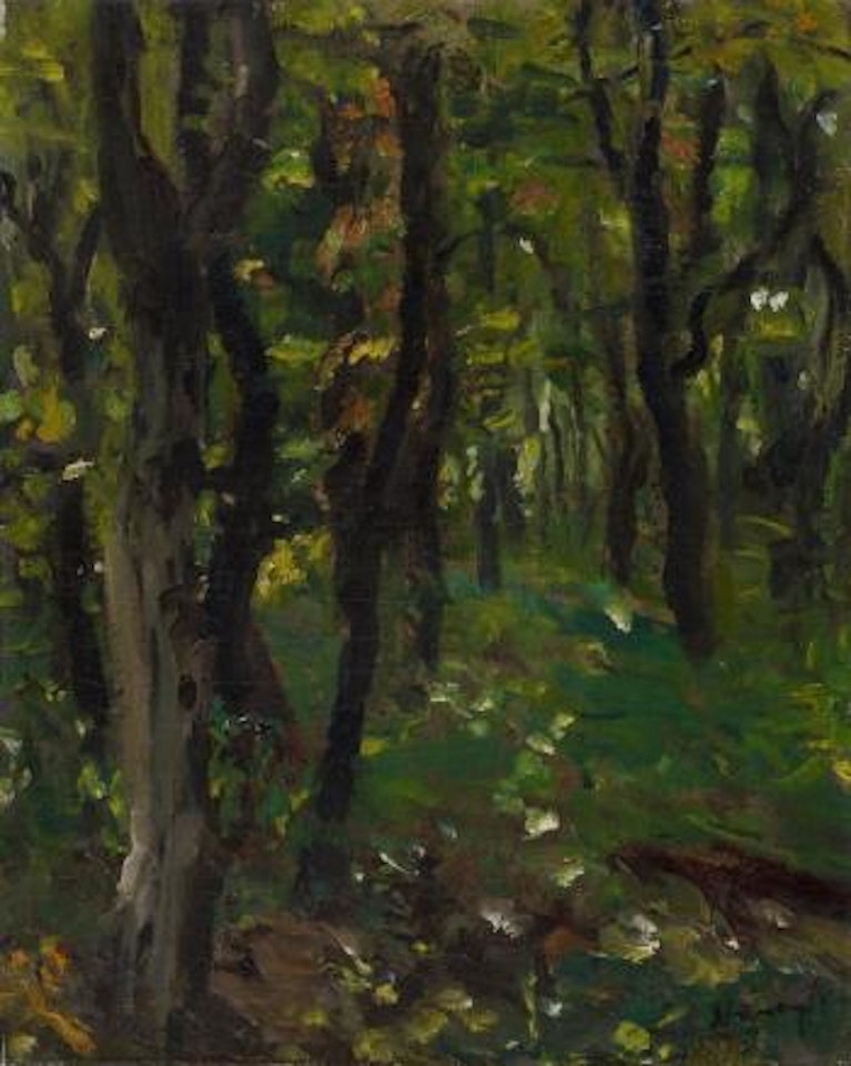 Waldinneres by Max Slevogt