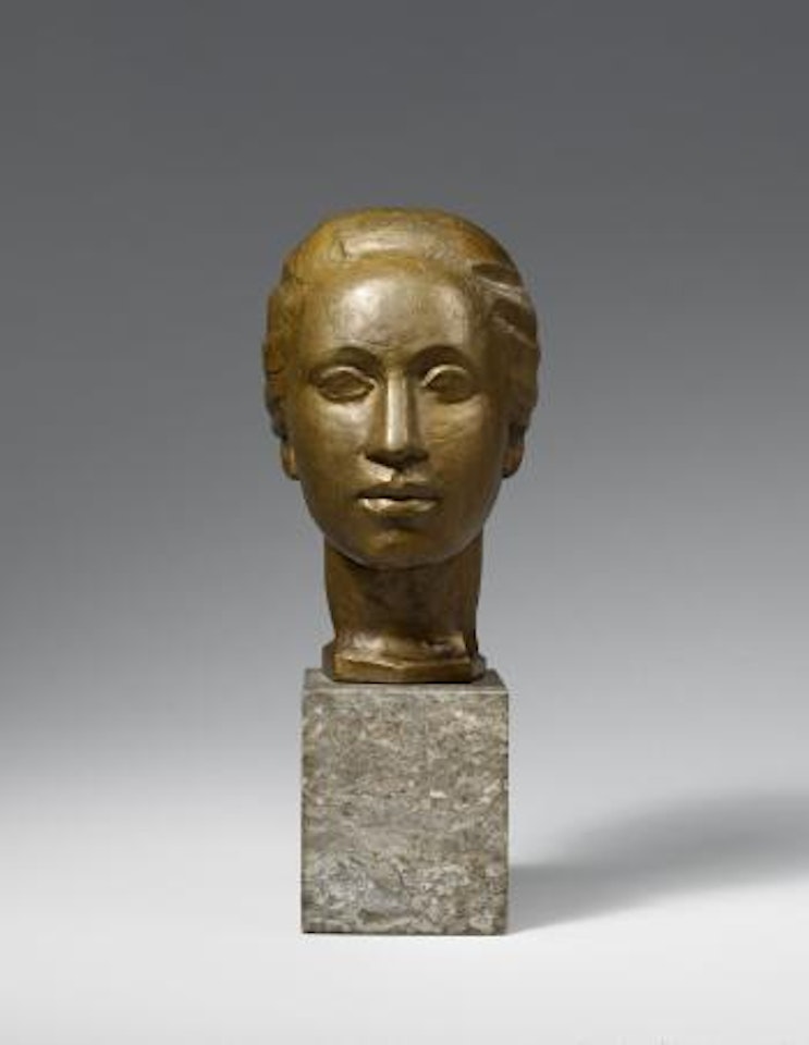 Kopf Aufblickende by Georg Kolbe