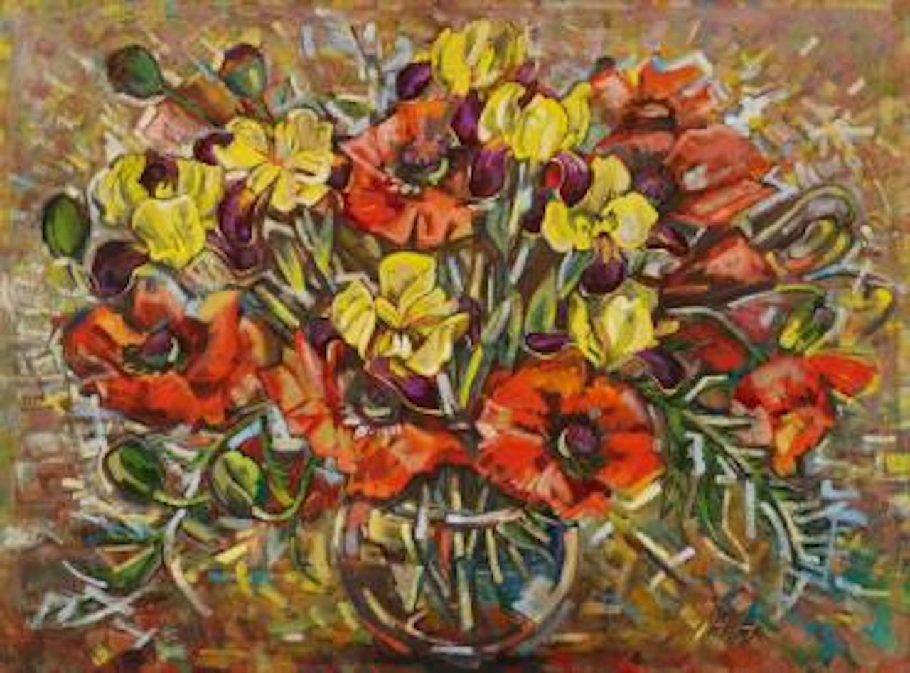 Iris und Mohn by Hannah Höch