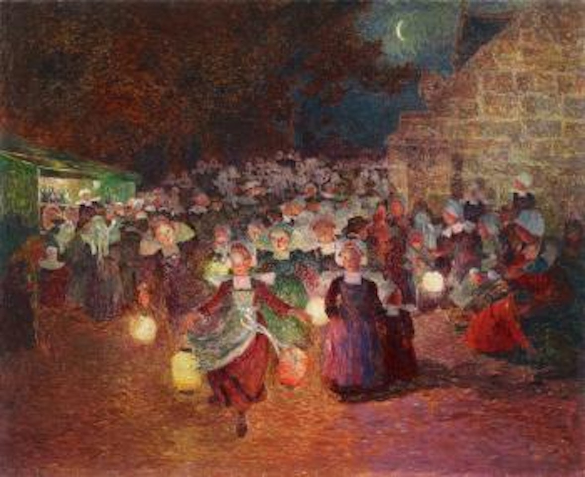 Bretonnes aux lampions by Ferdinand du Puigaudeau