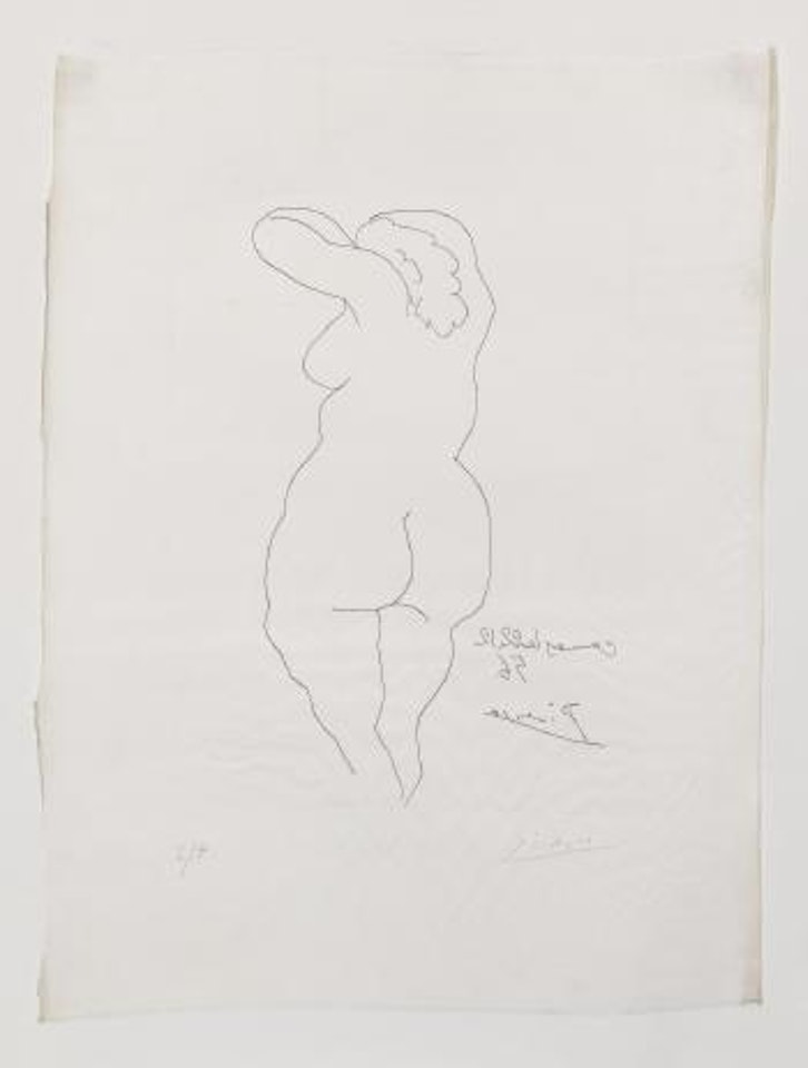 Femme nue de dos by Pablo Picasso