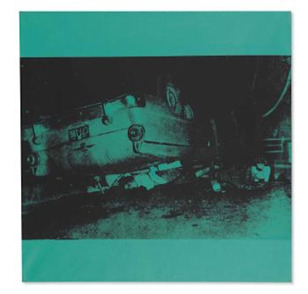 Five Deaths on Turquoise by Andy Warhol