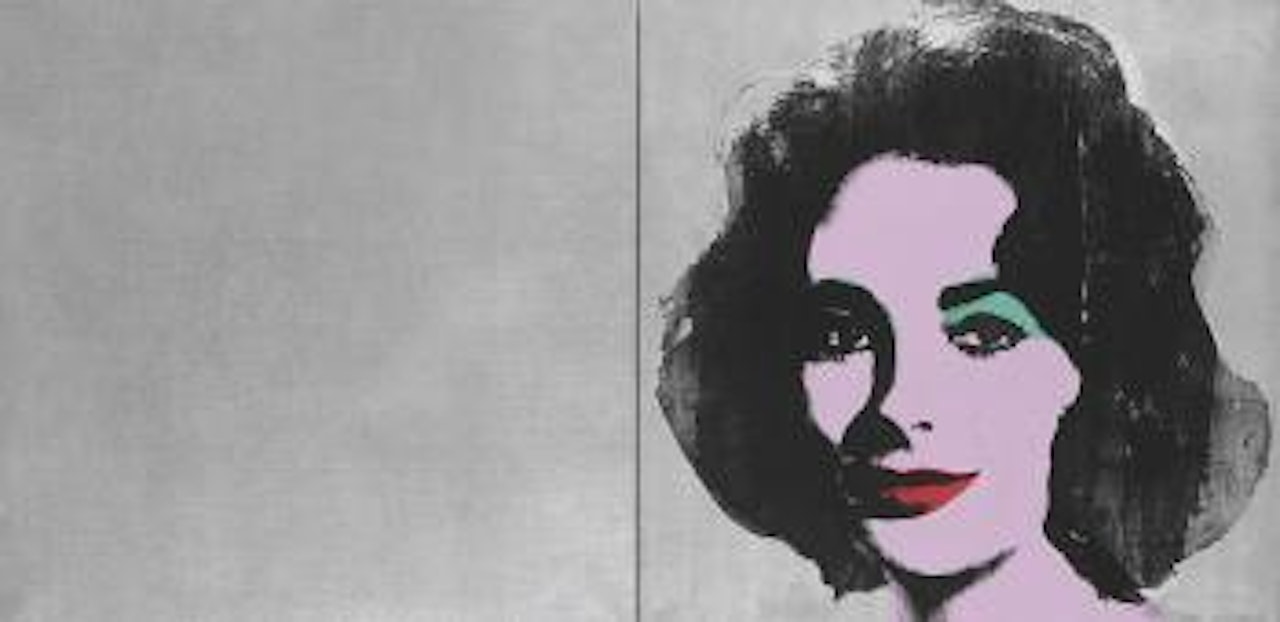 Silver Liz (diptych) by Andy Warhol