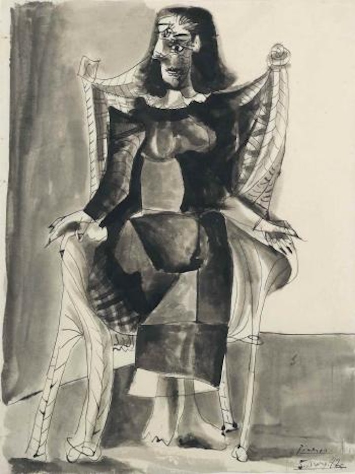 Femme assise (Dora Maar) by Pablo Picasso