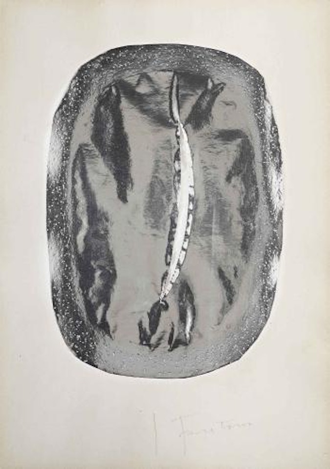 Concetto spaziale by Lucio Fontana