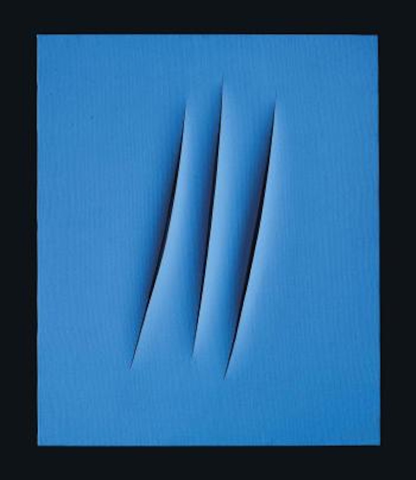 Concetto spaziale, attese by Lucio Fontana