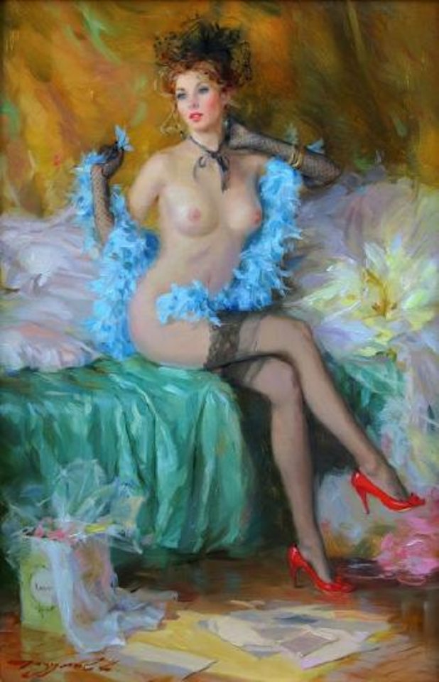 Les chassures rouges by Constantin Razoumov