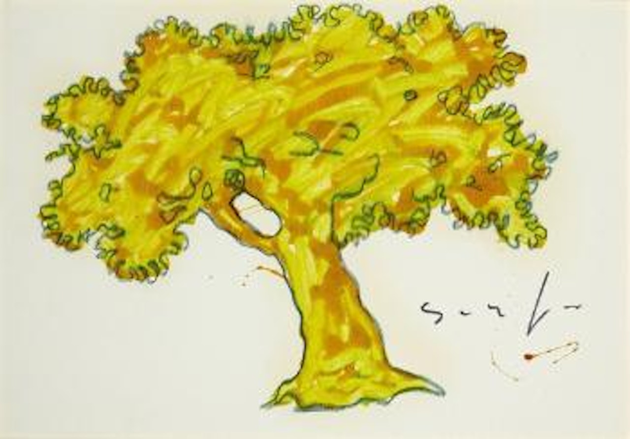 Albero (arbre) by Mario Schifano