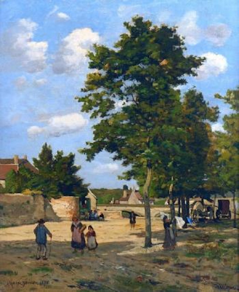 Vue d'Herisson by Henri Harpignies