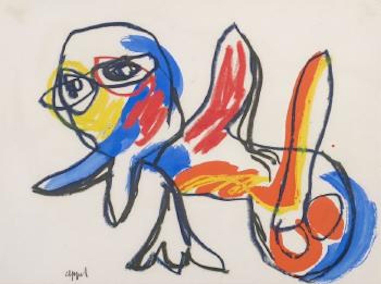Oiseau by Karel Appel