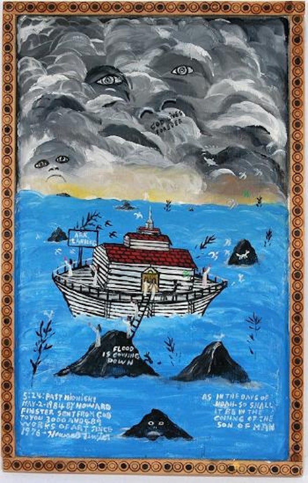 The ark landing by Howard Finster