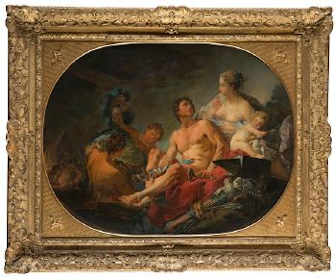 Venere, Vulcano e amorini [Venus, Vulcano and putti] by French School