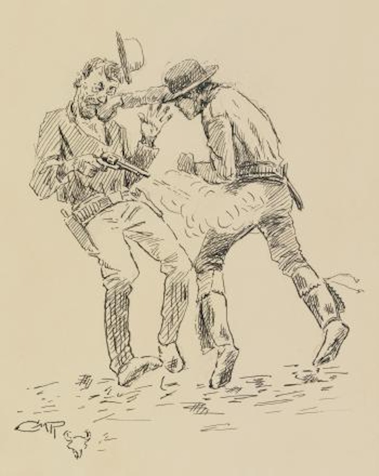 A Heated Argument by Charles M Russell