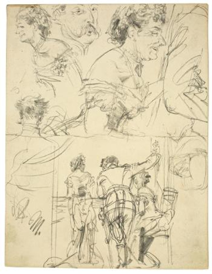 Skizzen Vom Berliner Hofball by Adolph Menzel