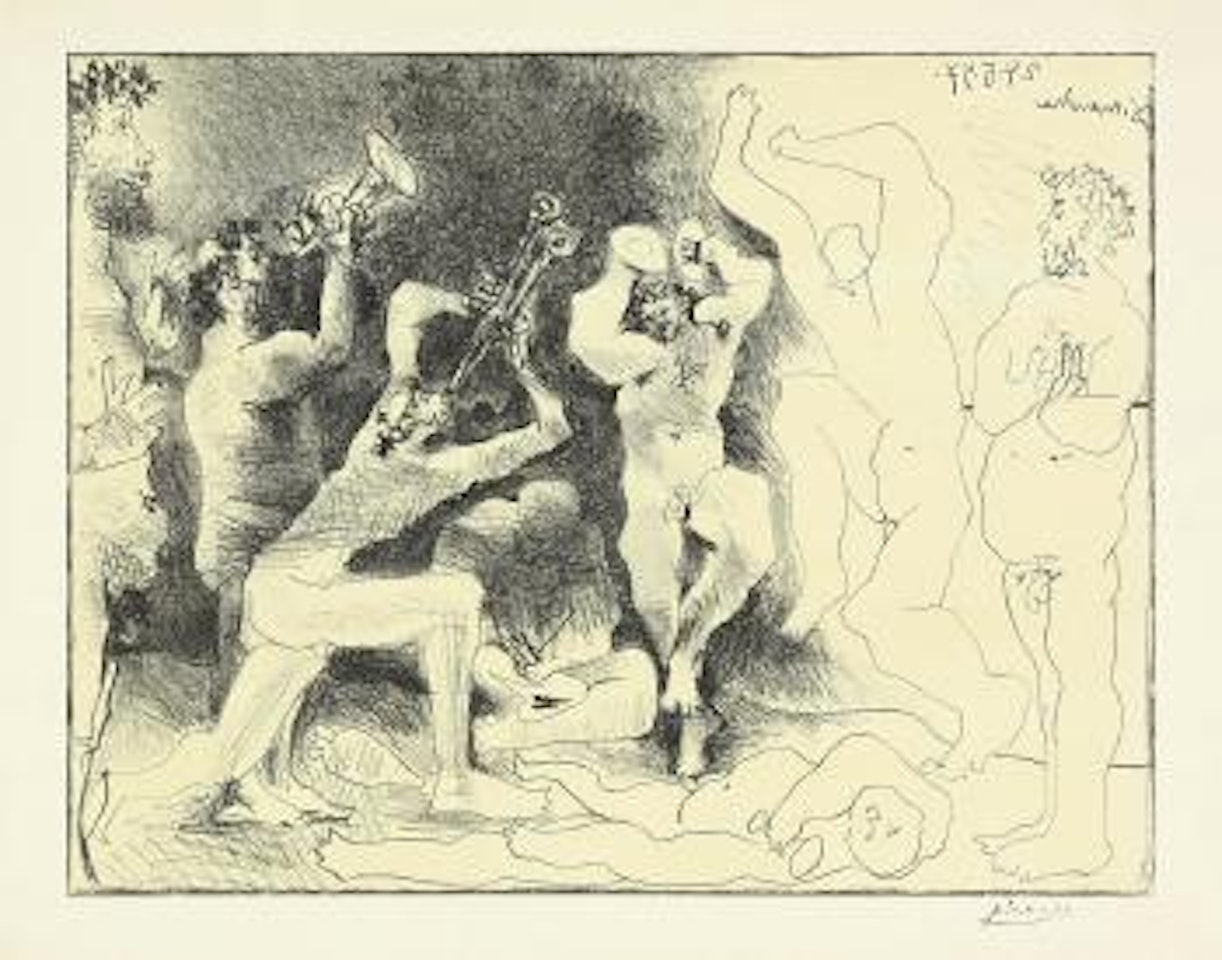 La Danse Des Faunes by Pablo Picasso