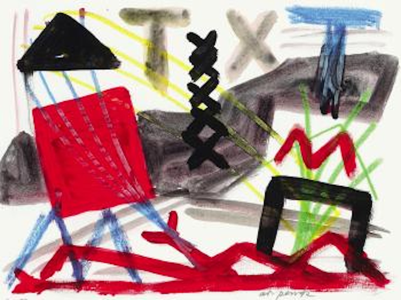 Landschaft by A.R. Penck