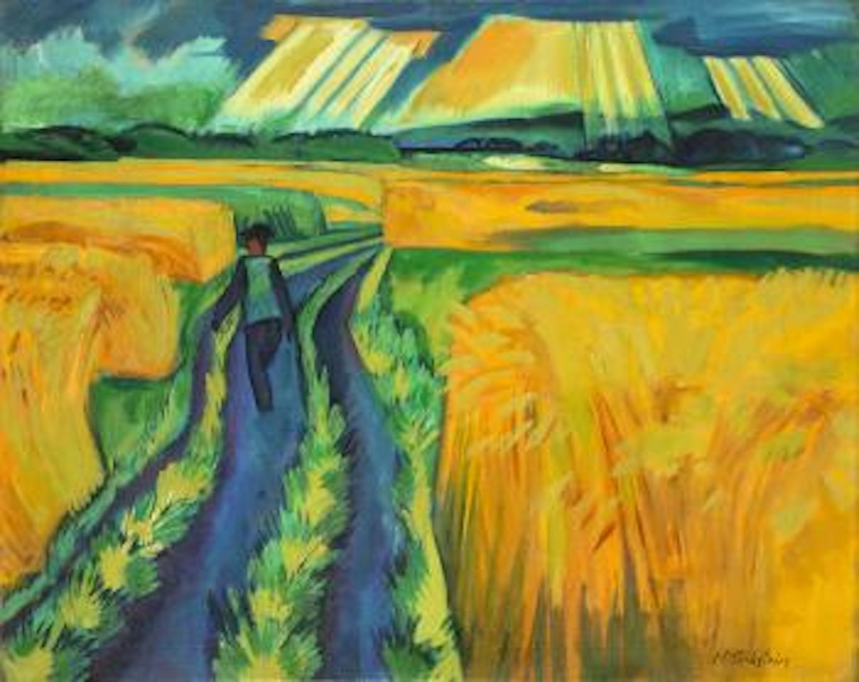 Ein Sonntag by Max Pechstein