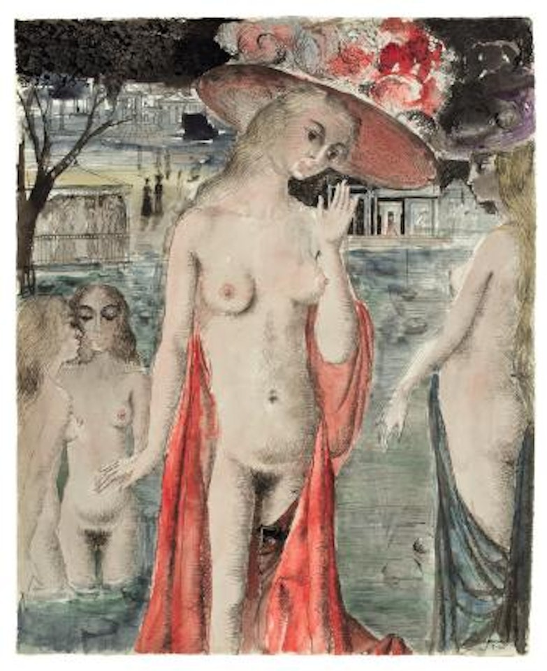 Étude Pour Les Dryades by Paul Delvaux
