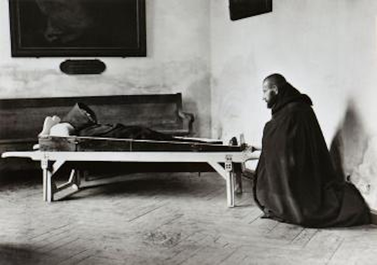 Dans le cloître, Soligny-sur-Orne by André Kertész