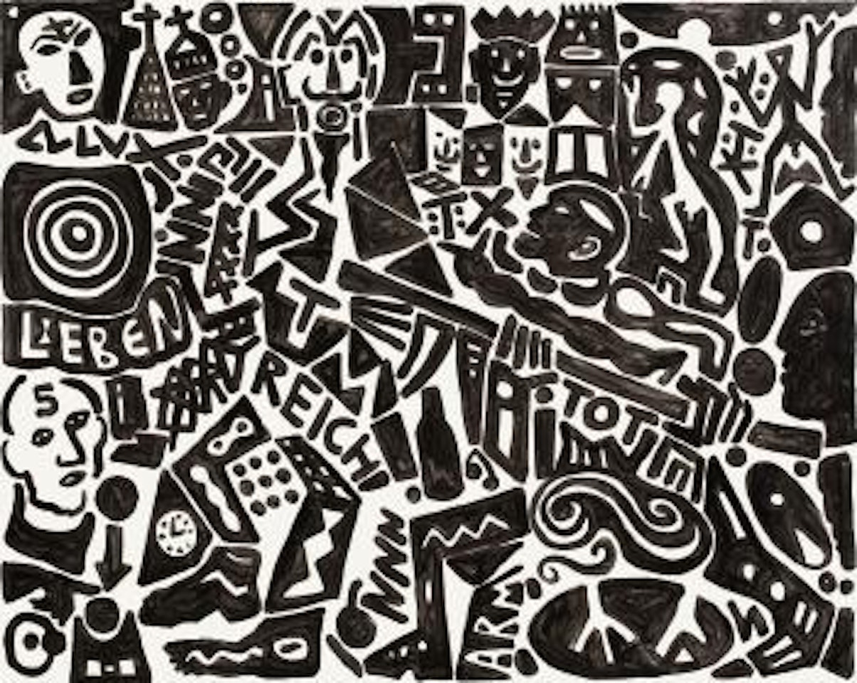 Wallensteins Ermordung by A.R. Penck