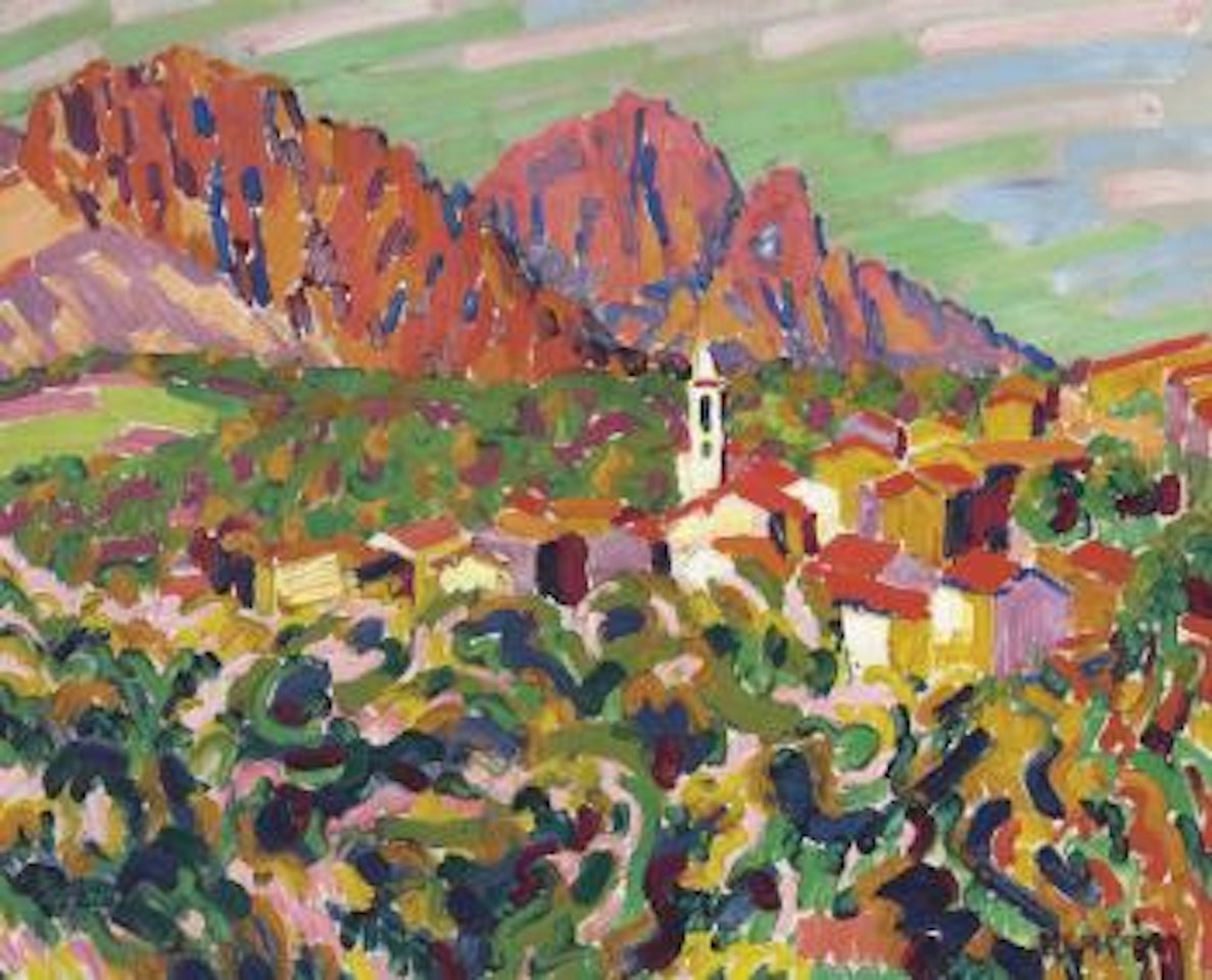 Le matin, Corse by Auguste Herbin